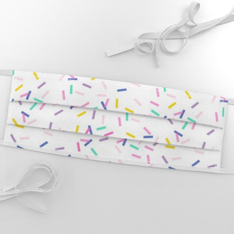Confetti Fabric birthday Confetti Colorful by Pizzzaparty Etsy