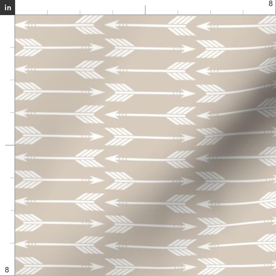 Arrows Fabric - Arrows on Tan || the Classic Woodland Collection by ...