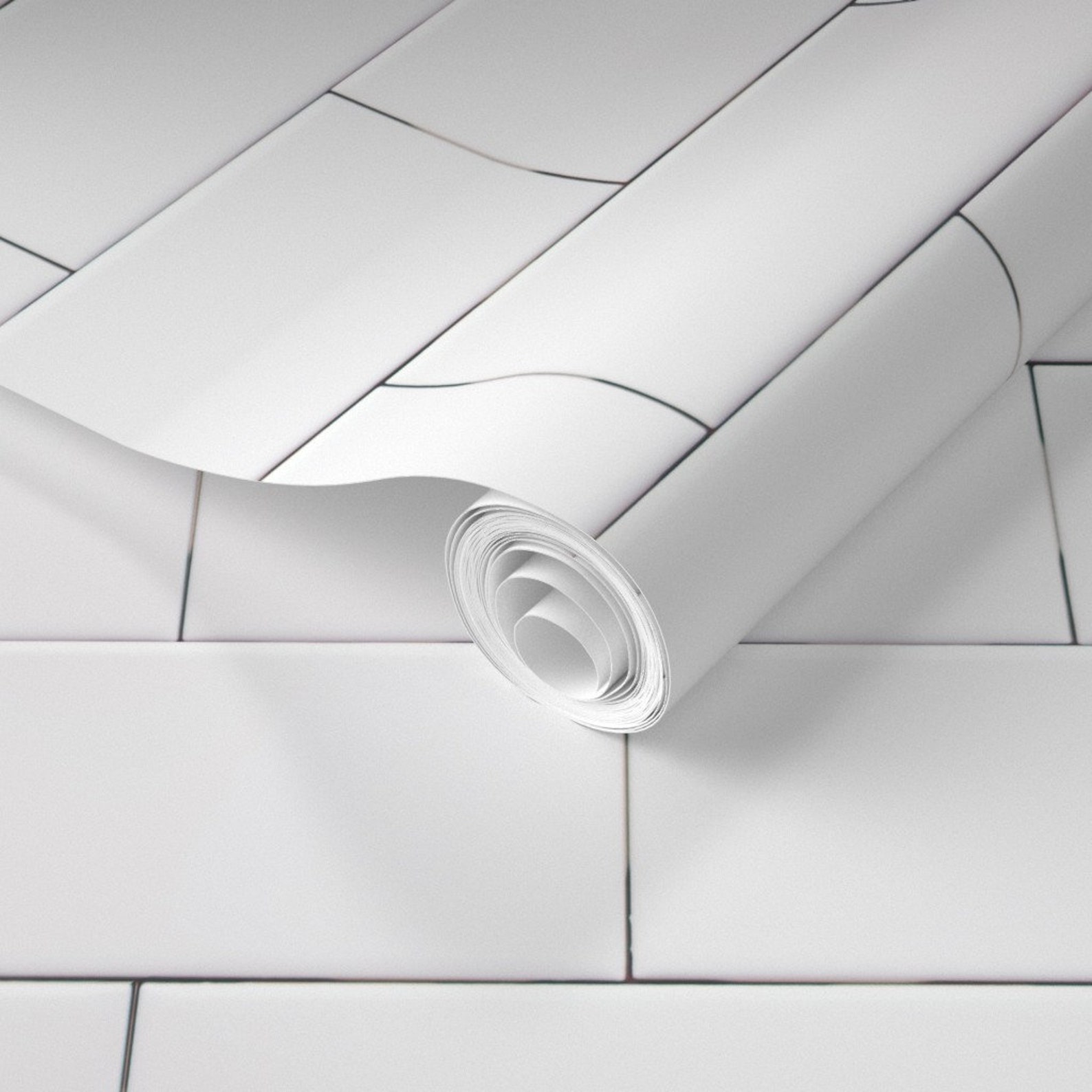 Subway Tile Wallpaper Subway Tile by Littlerhodydesign - Etsy