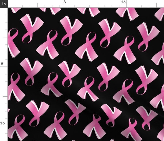 Custom Print Fabric BCA10 Breast Cancer Fabric By the yard Pink Zebra Breast Cancer Awareness Fabric