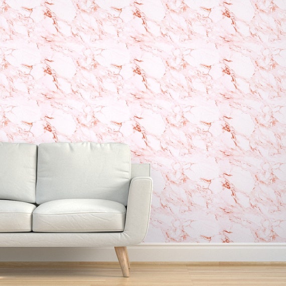 Buy Marble Wallpaper Pink Marble Blush Marble Carrera Calcutta Online in  India - Etsy