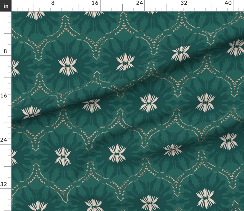 Jasmine Fabric Wildlfower Jasmin Deco Large by Holli Etsy