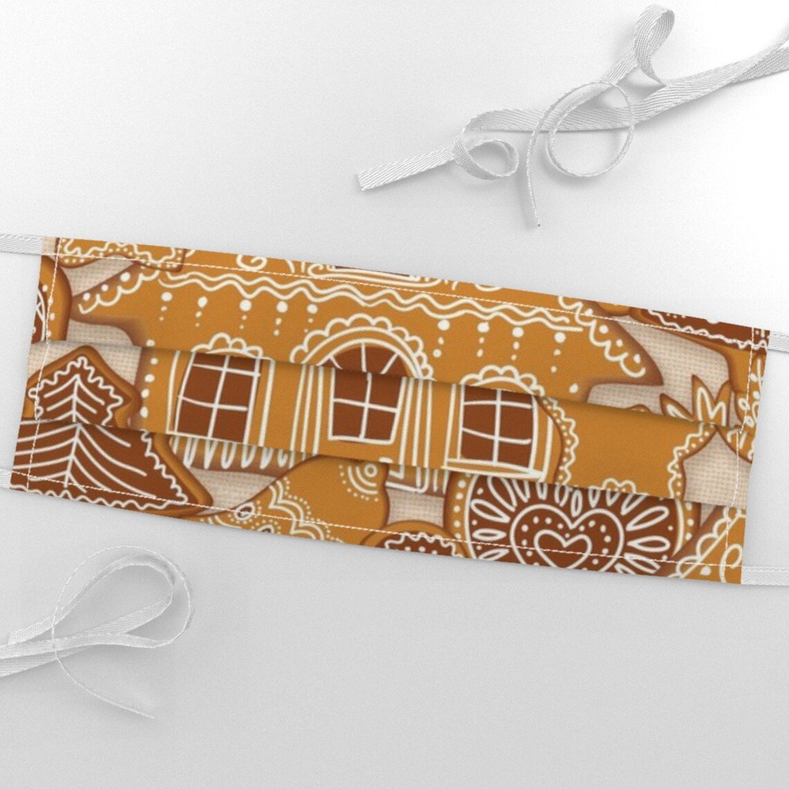 Gingerbread Houses Christmas Fabric Gingerbread House by Etsy