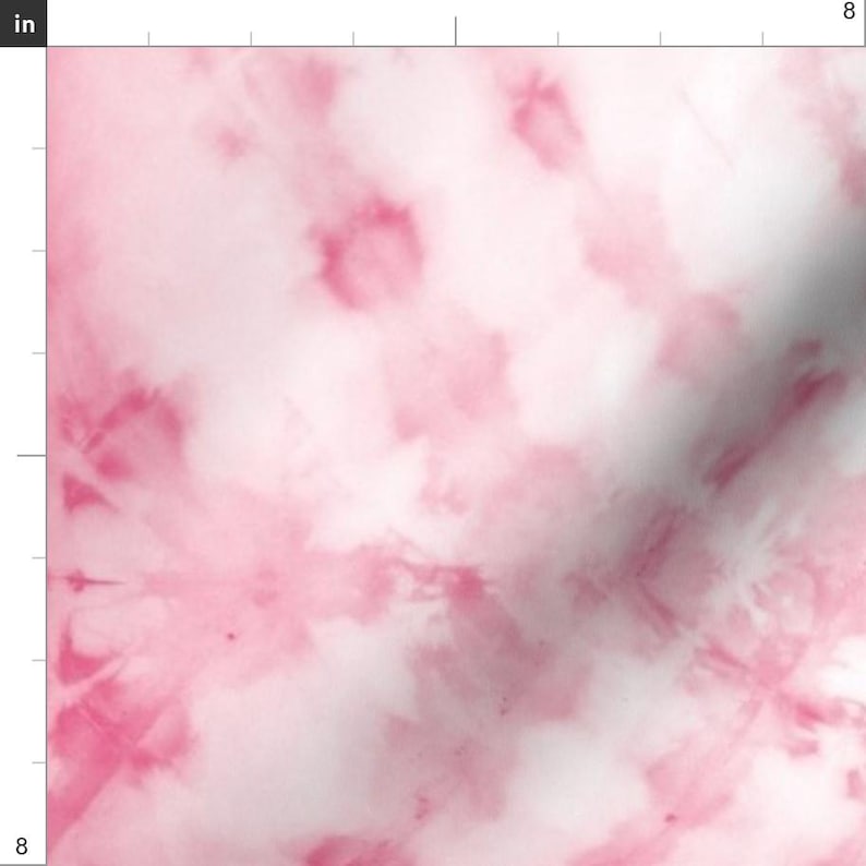 Pink Tie Dye Fabric - Shibori Angle Pink | Michelle Mathis By Michellemathis - Pink Tie Dye Cotton Fabric By The Yard With Spoonflower image 3