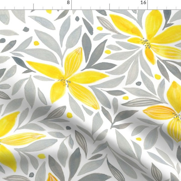 Yellow White Grey Etsy