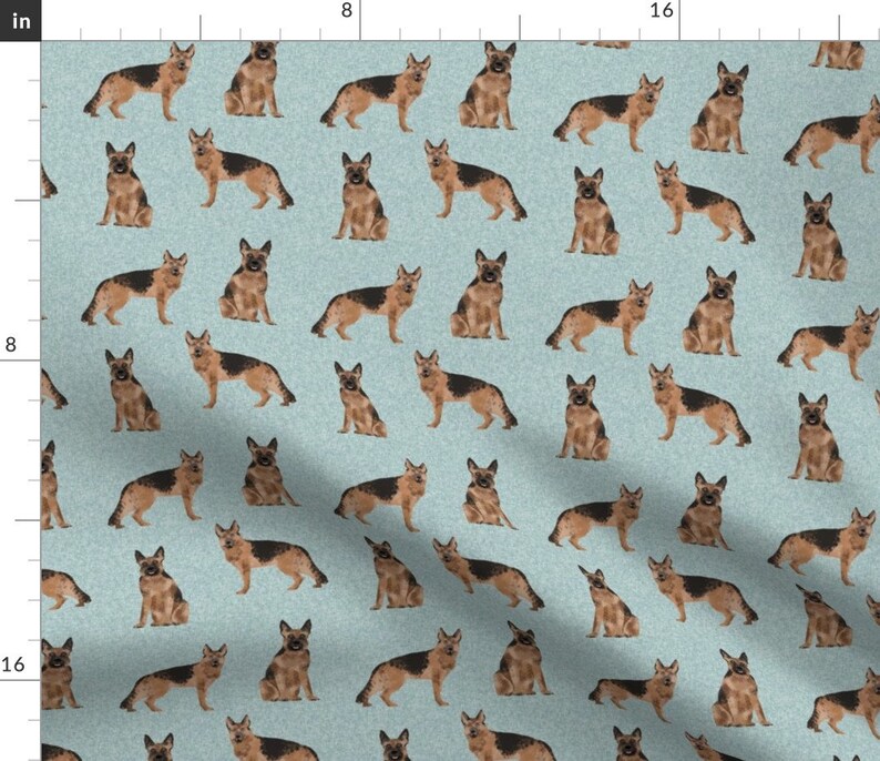 German Shepherd Fabric German Shepherd Pet Quilt B Dog by Etsy