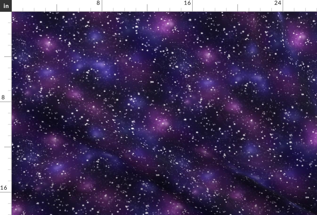 Purple Space Fabric