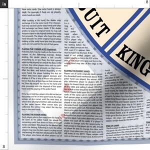 Card Game Fabric - Rummy Royal Game Mat by Mousehaus - Play Game Board ...