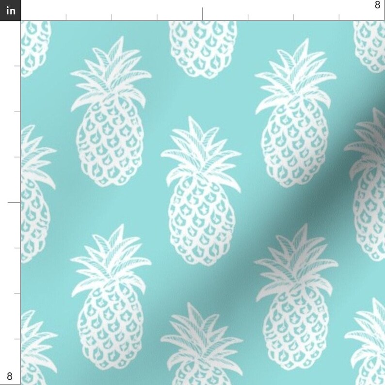Ananas or Pineapples Fabric Pineapple Island Paradise by Etsy