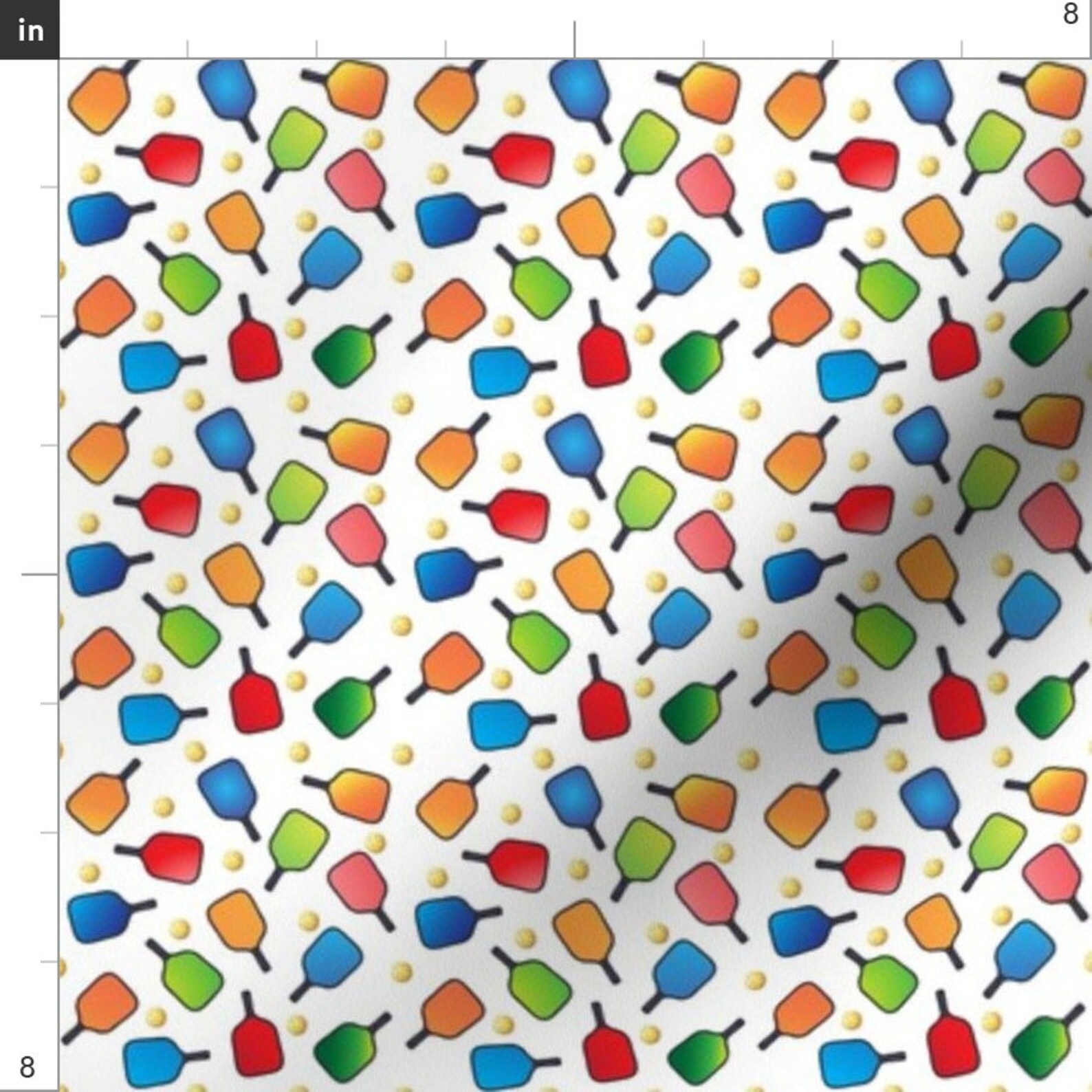 Pickle Rackets Fabric Pickleball Paddles N' Balls Galore Etsy Canada