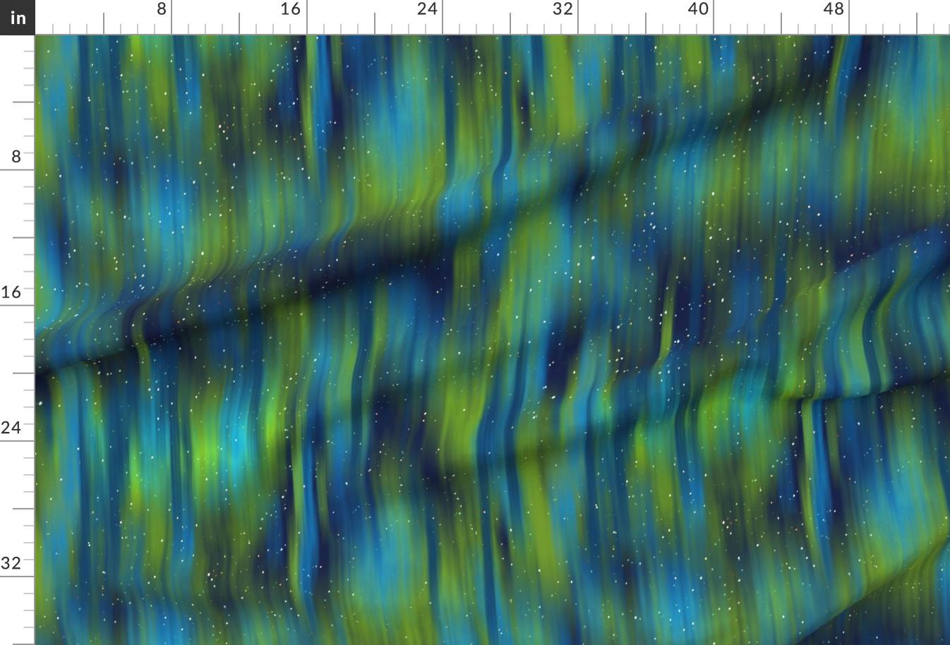 Northern Lights Fabric -in the Midst of an Aurora by Vo_aka_virginiao ...