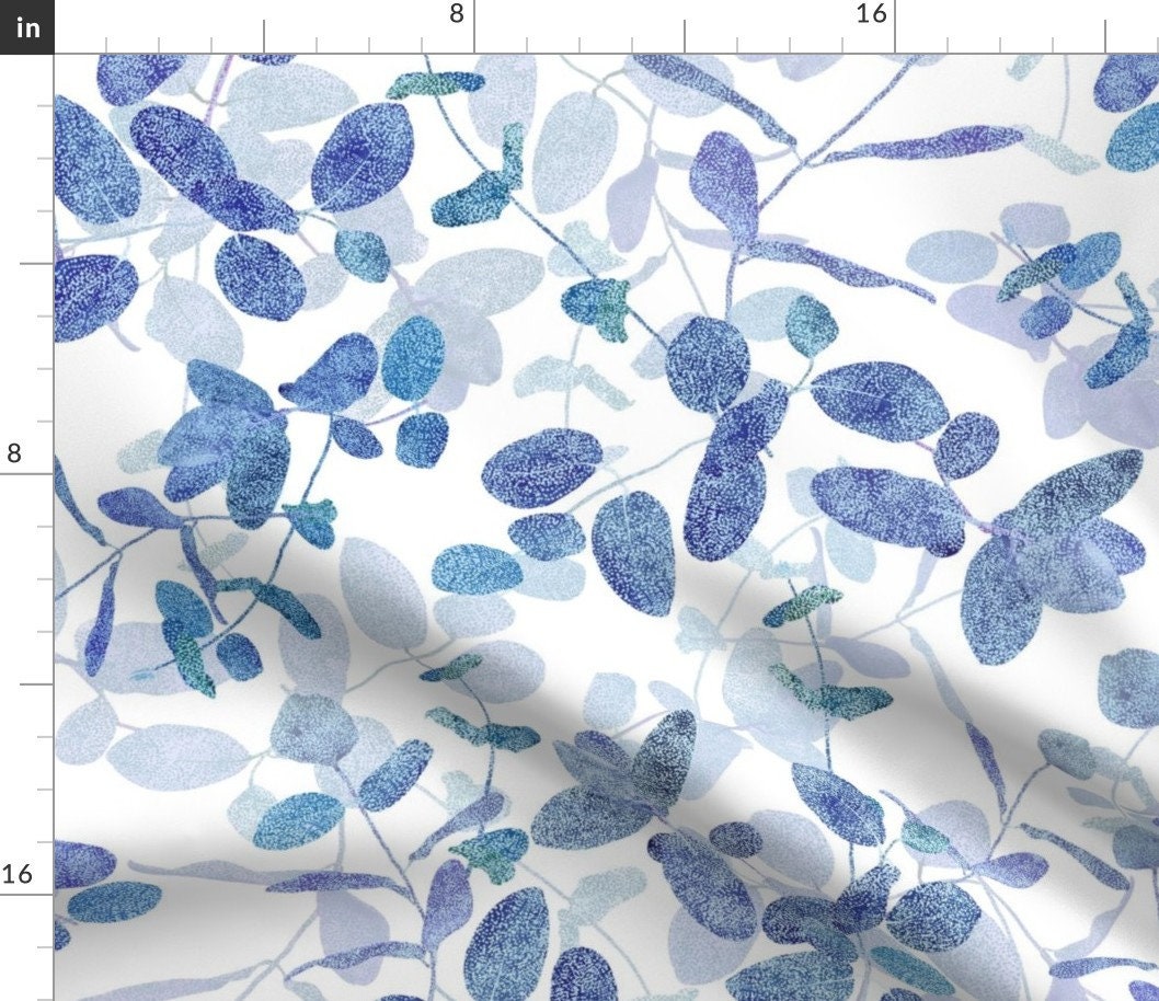 Blue Ivy' Velvet Fabric (Cerulean Blue)
