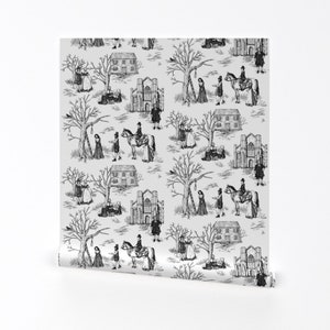 Vintage Christmas trees on car roof blue Wrapping Paper by Sandra Hutter