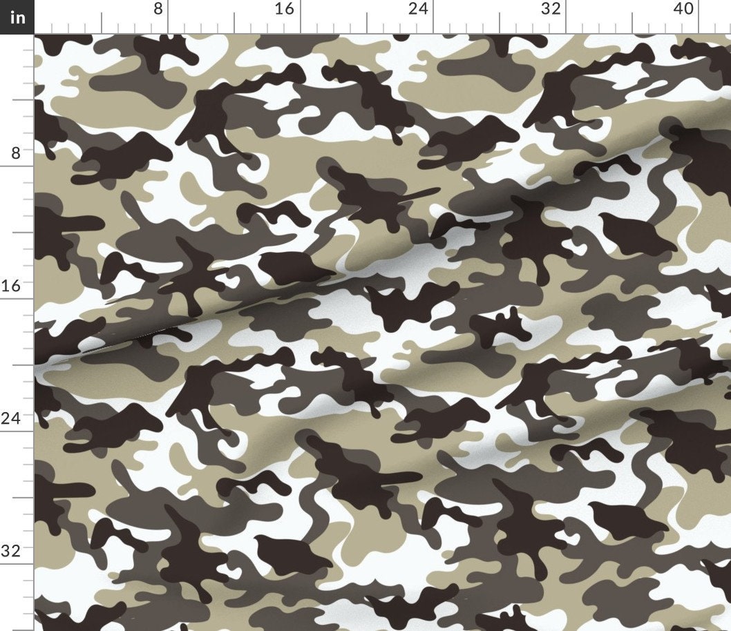 Green Camouflage Fabric Urban Camouflage Pattern by Artpics