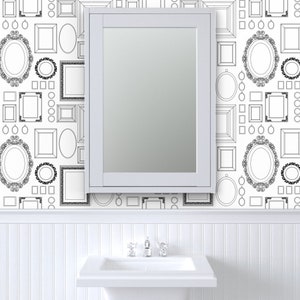Picture Frame Wallpaper Victorian Picture Frames by Booboo - Etsy