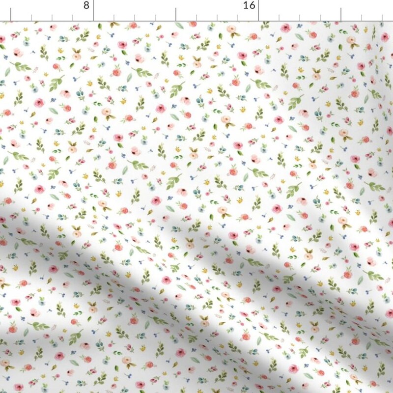 Small Floral Fabric - Etsy