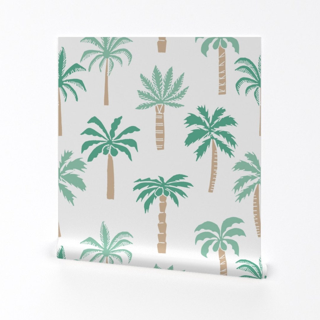 Palm Wallpaper Palm Tree Tropical Summer Palm by Andrea - Etsy
