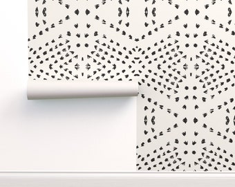 Peel-and-Stick Removable Wallpaper Boho Bohemian Tribal Dot Line Geo Peel-and-Stick Removable Wallpaper Boho Bohemian Tribal Dot Line Geo