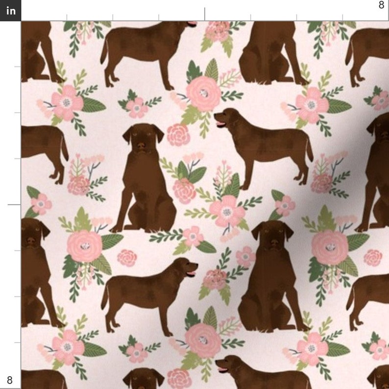 Dog Fabric Labrador Retriever Chocolate Lab Pet Quilt D Etsy Australia