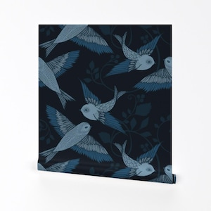 Abnehmbare, selbstklebende Tapetenrolle von Spoonflower