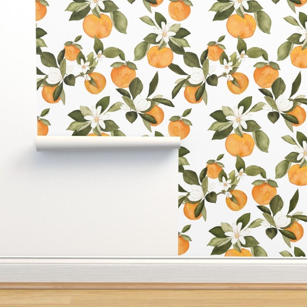 Botanical Peel and Stick Wallpaper Etsy