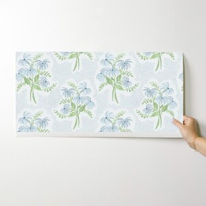 Dainty Floral Peel and Stick Wallpaper - Bouquets Grand Millenial Feminine - Removable Wall Decor Art - Pearl's Bouquet by danika_herrick image 9