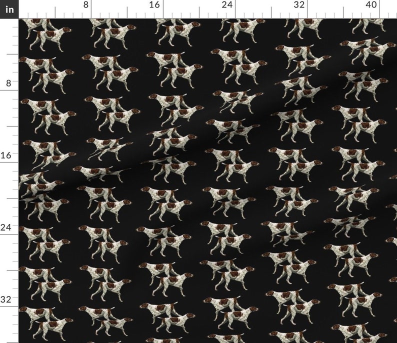 Hunting Dog Fabric German Shorthair Pointer Fabric by Etsy