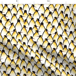 Arctic Penguins Animal Fabric - Penguins By Artypeaches - Animal Penguins Nursery Pattern Cotton Fabric By The Yard With Spoonflower