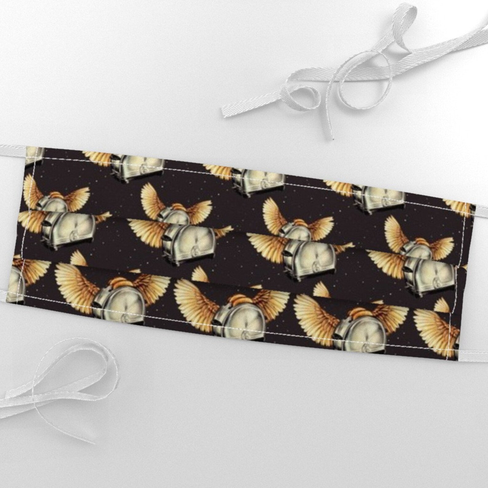 Retro Kitsch Hipster Flying Toaster Fabric Flying Toasters Etsy