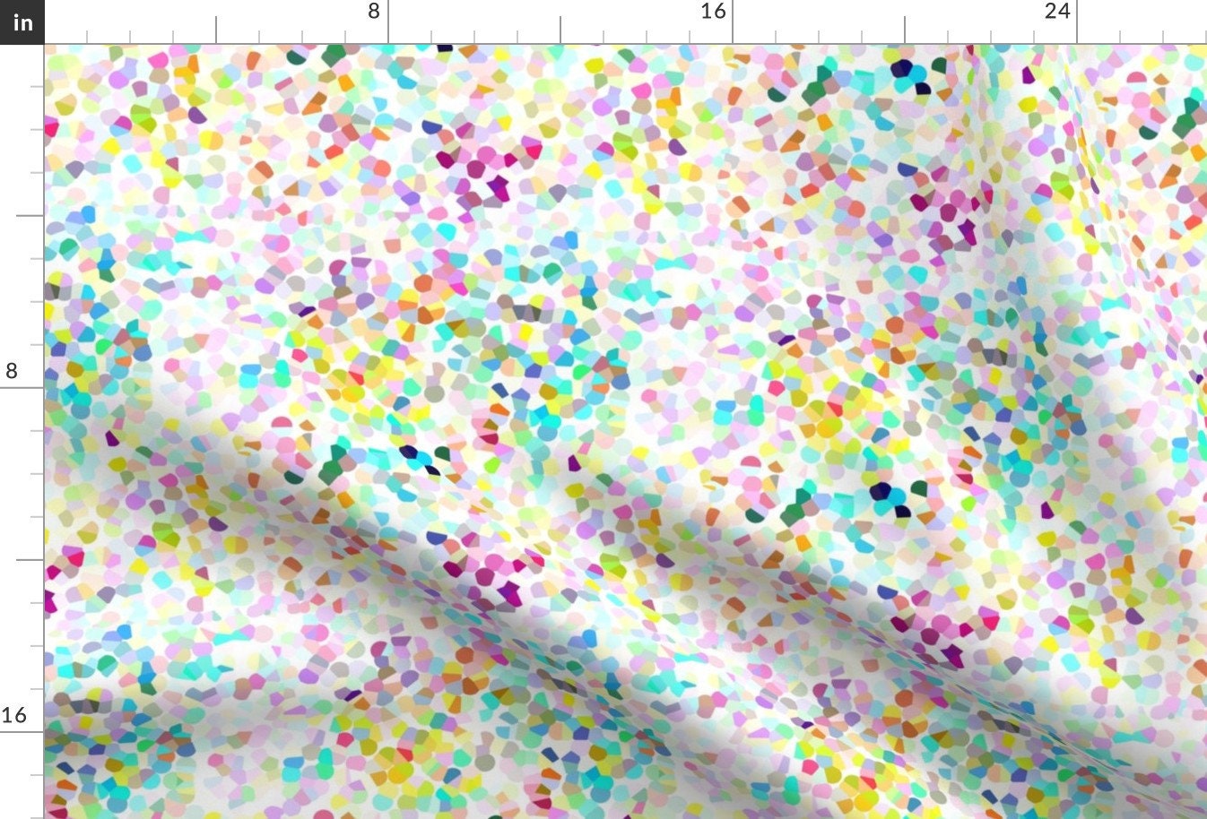 Confetti Fabric Fabric Summer Party Confetti By Theartwerks Etsy