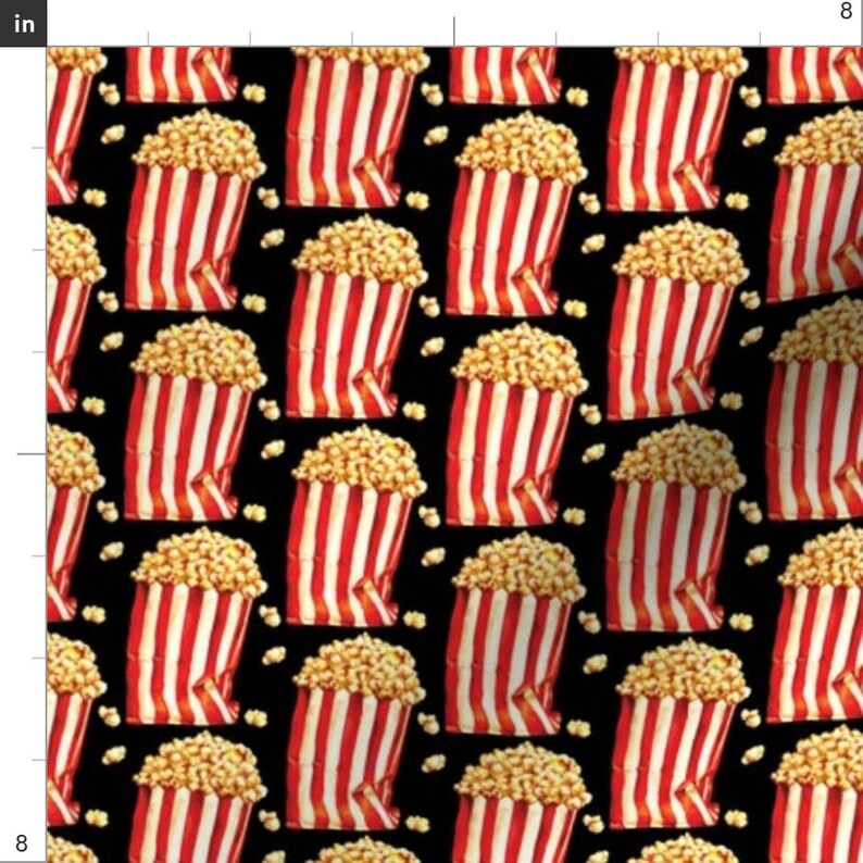 Popcorn Fabric Popcorn by Kellygilleran Popcorn Movie Etsy