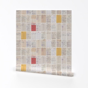 Library Wallpaper - Old Friends By Lellobird - Library Book Shelves Custom Printed Removable Self Adhesive Wallpaper Roll by Spoonflower