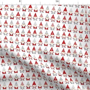 Tomte Fabric - Julenisse Lineup By Ebygomm - Tomte Cotton Fabric By The Yard With Spoonflower