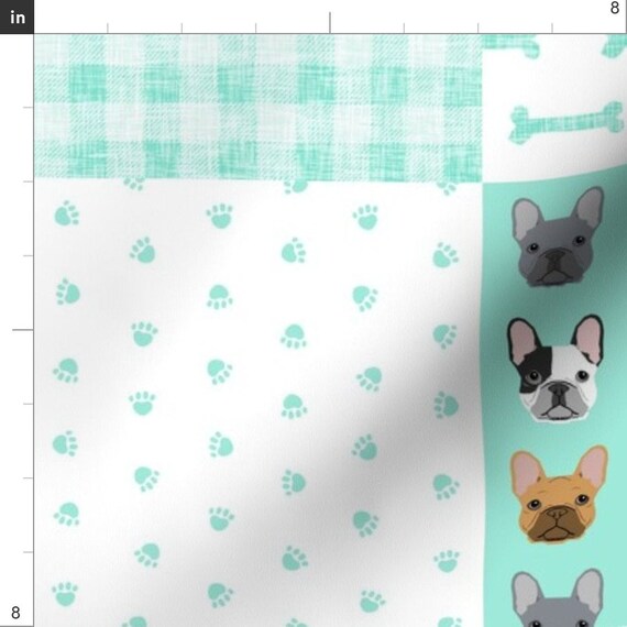 French bulldog top fabric joann
