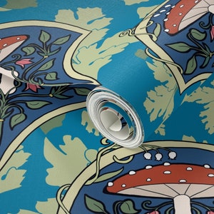 Toadstool Wallpaper Nouveau Toadstool by Thingshannahmakes Toadstool