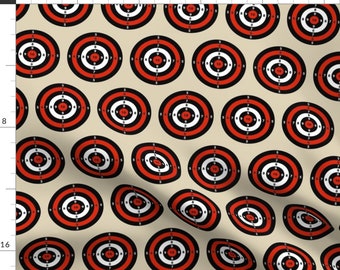 Target Practice Fabric Target Practice Bulls Eye by Bohobear 