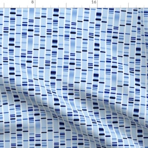 Science Fabric - Electrophoresis Large By Wolfishie - DNA Marker Biology STEM Science Cotton Fabric By The Yard With Spoonflower