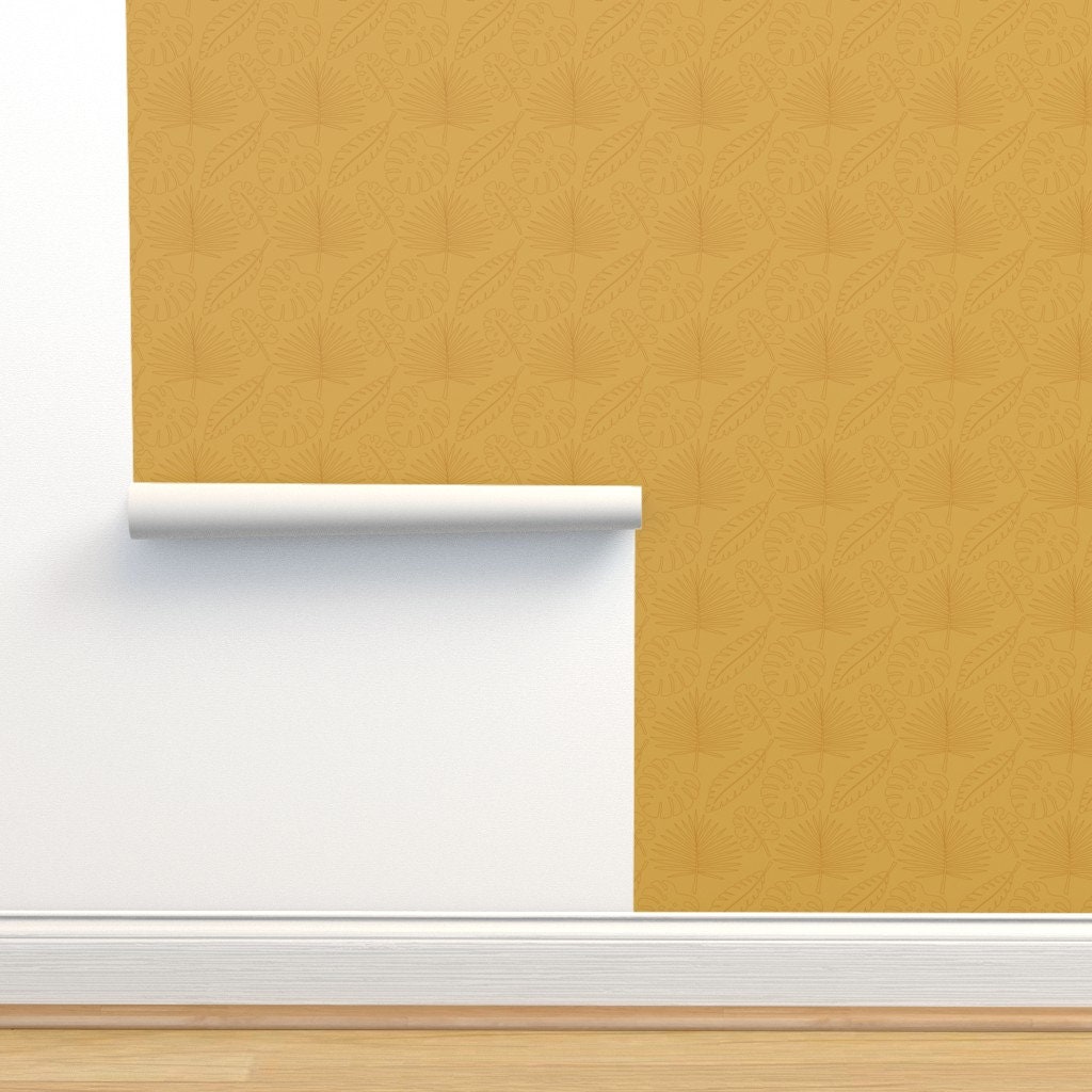 100Yellow Chakras Mustard Yellow Wallpaper 120 Sq Ft Self Adhesive PVC  Vinyl  Amazonin Home Improvement
