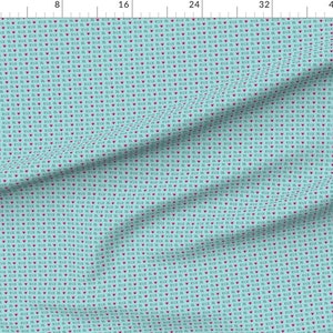 Adopt Fabric Rescue Dog Hearts Fabric Blue By Petfriendly Adopt Rescue Dog Heart Aqua Pink Cotton Fabric By The Yard With Spoonflower image 3