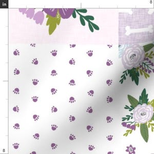 Bernese Mountain Dog Fabric-Bernese Mountain Dog Pet Quilt C Cheater Quilt Fabric By Petfriendly- Cotton Fabric By The Yard With Spoonflower image 3