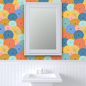 Sea Urchin Wallpaper Colorful Sea Urchin by Latheandquill - Etsy