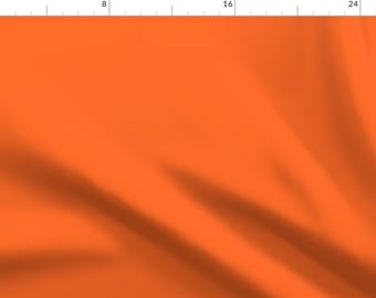 Fall Colors Fabric - Orange by theartwerks -  Orange Fabric Bright Orange Solid Orange Medium Orange  Fabric by the Yard by Spoonflower
