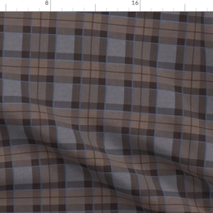 Tartan Plaid Fabric - Fraser Hunting Tartan Plaid Large By Laurawrightstudio- Scottish Plaid Cotton Fabric By The Yard With Spoonflower