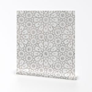 Moroccan Wallpaper - Tangier Moroccan Sand By Schatzibrown - Moroccan Custom Printed Removable Self Adhesive Wallpaper Roll by Spoonflower