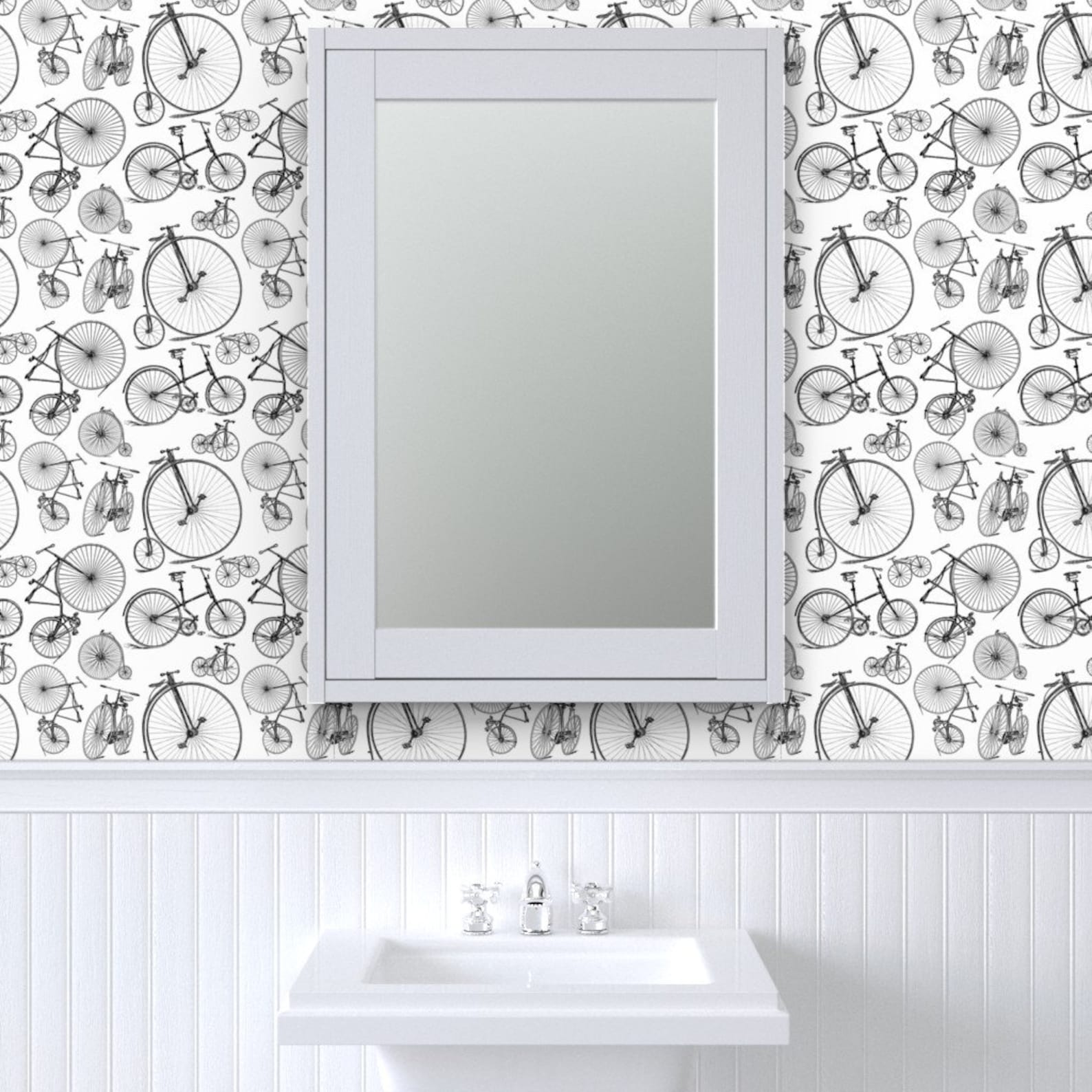 Bicycle Wallpaper Antique Bikes Bicycles by | Etsy