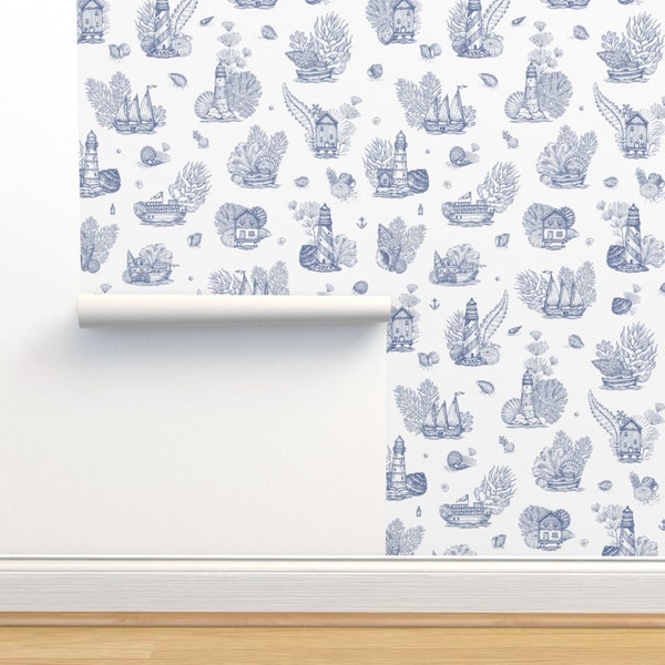 Toile Wallpaper - Etsy