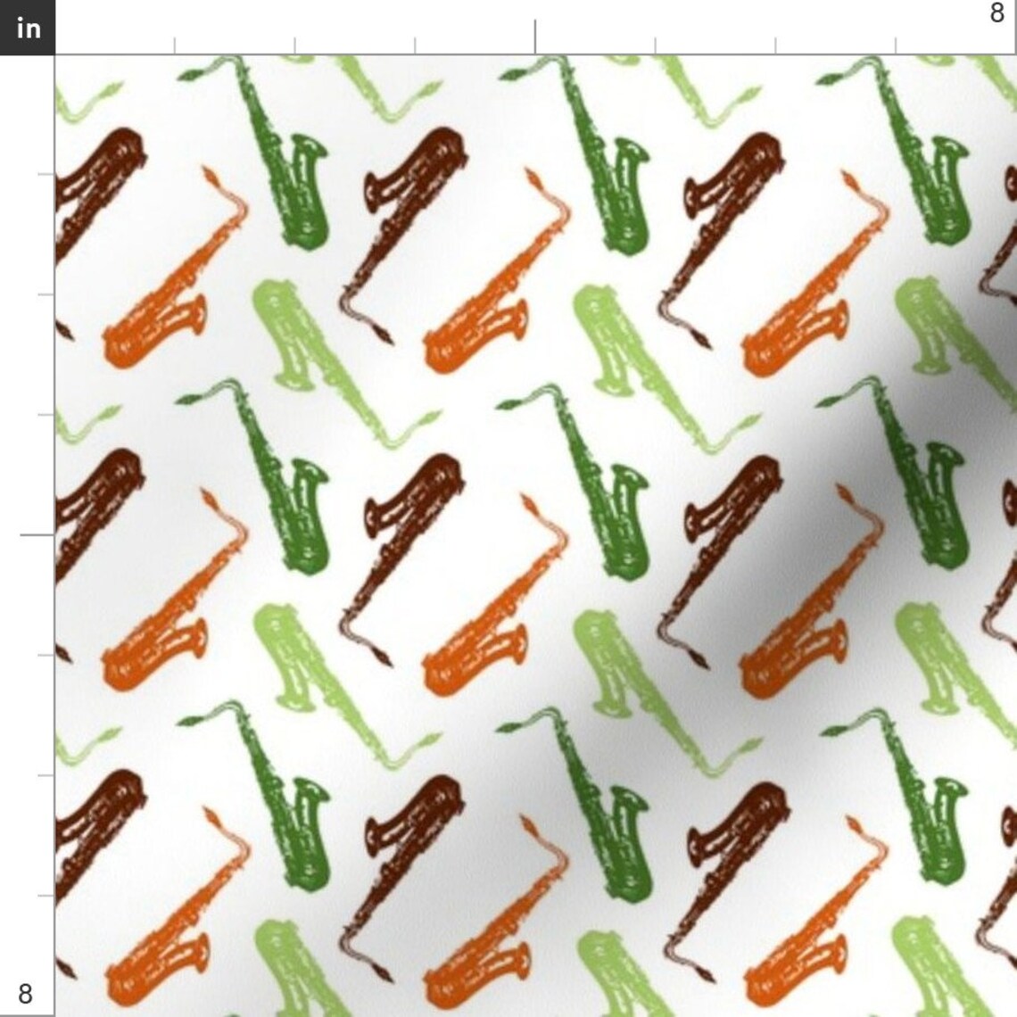 Saxophone Fabric Saxophones by Marchingbandstuff Saxophone Etsy