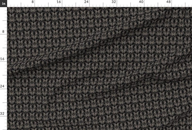 Halloween Apparel Fabric - Spiderweb Lace Small by borderlines - Gothic Bats Spiders Spooky Whimsigoth Lines Clothing Fabric by Spoonflower image 2