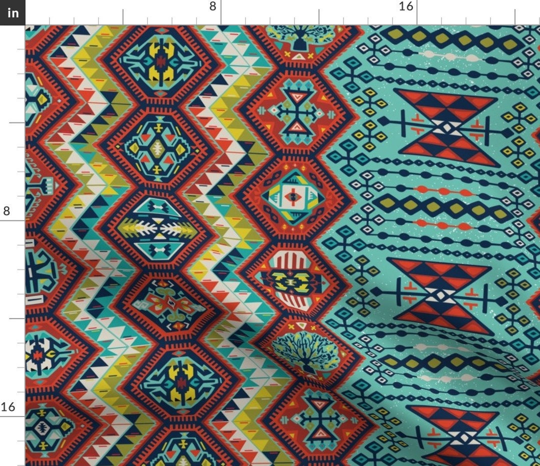 Kilim Fabric Turkish Kilim by Jillcookdesigns Kilim Boho - Etsy