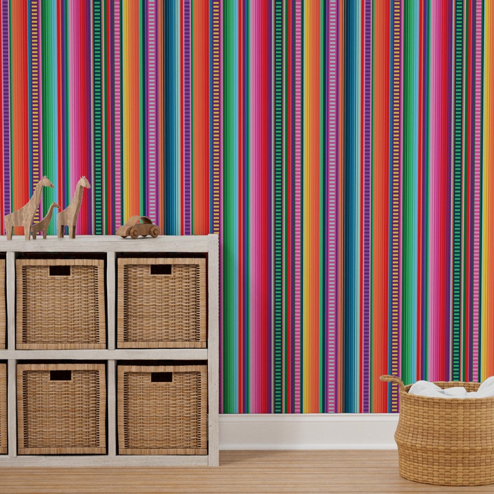 Mexican Blanket Wallpaper Mexican Blanket by Anchored by - Etsy